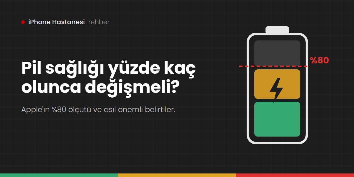 iPhone Pil Sağlığı Yüzde Kaç Olunca Değiştirilmeli?
