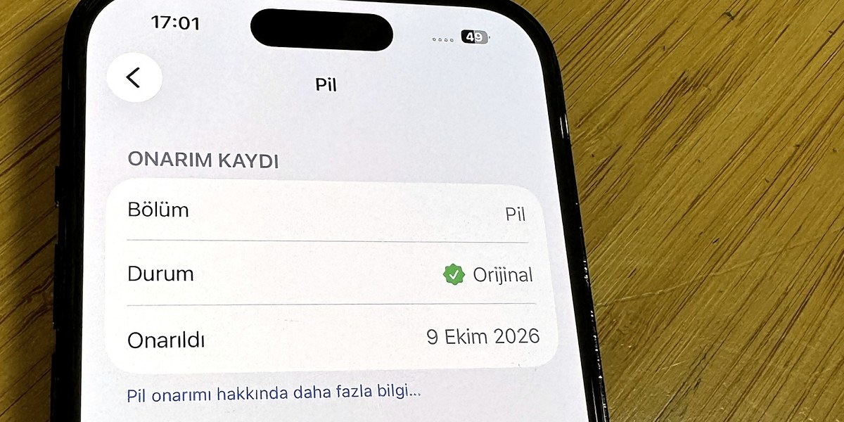 Ankara iPhone Batarya Değişimi