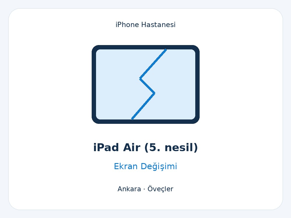 iPad Air (5. nesil) Ekran Değişimi