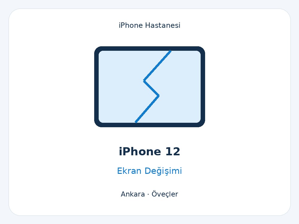 iPhone 12 Ekran Değişimi