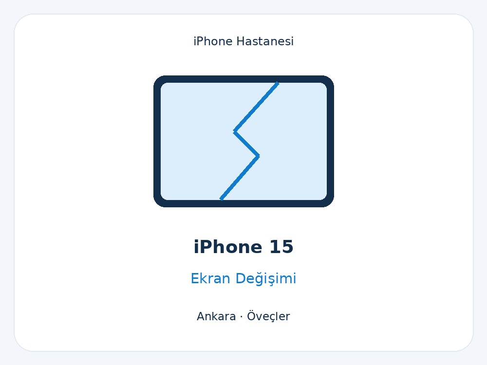 iPhone 15 Ekran Değişimi