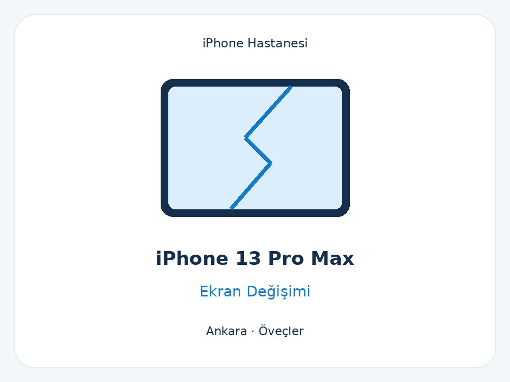 iPhone 13 Pro Max Ekran Değişimi