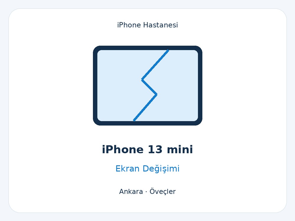 iPhone 13 mini Ekran Değişimi