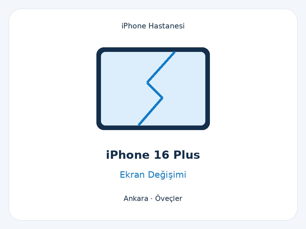 iPhone 16 Plus Ekran Değişimi