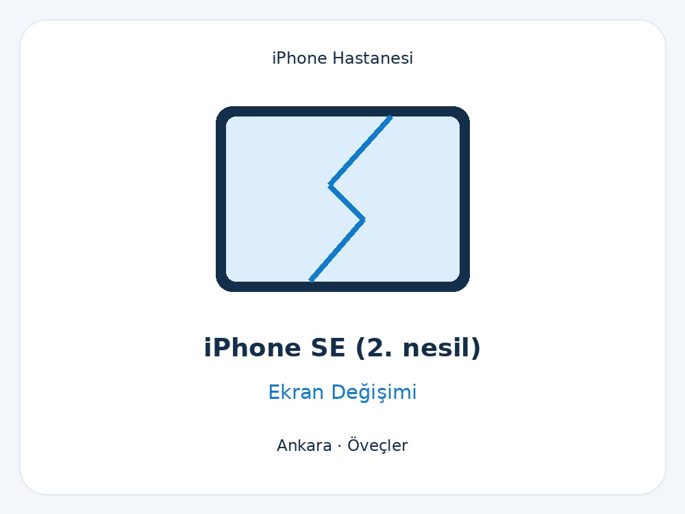 iPhone SE (2. nesil) Ekran Değişimi