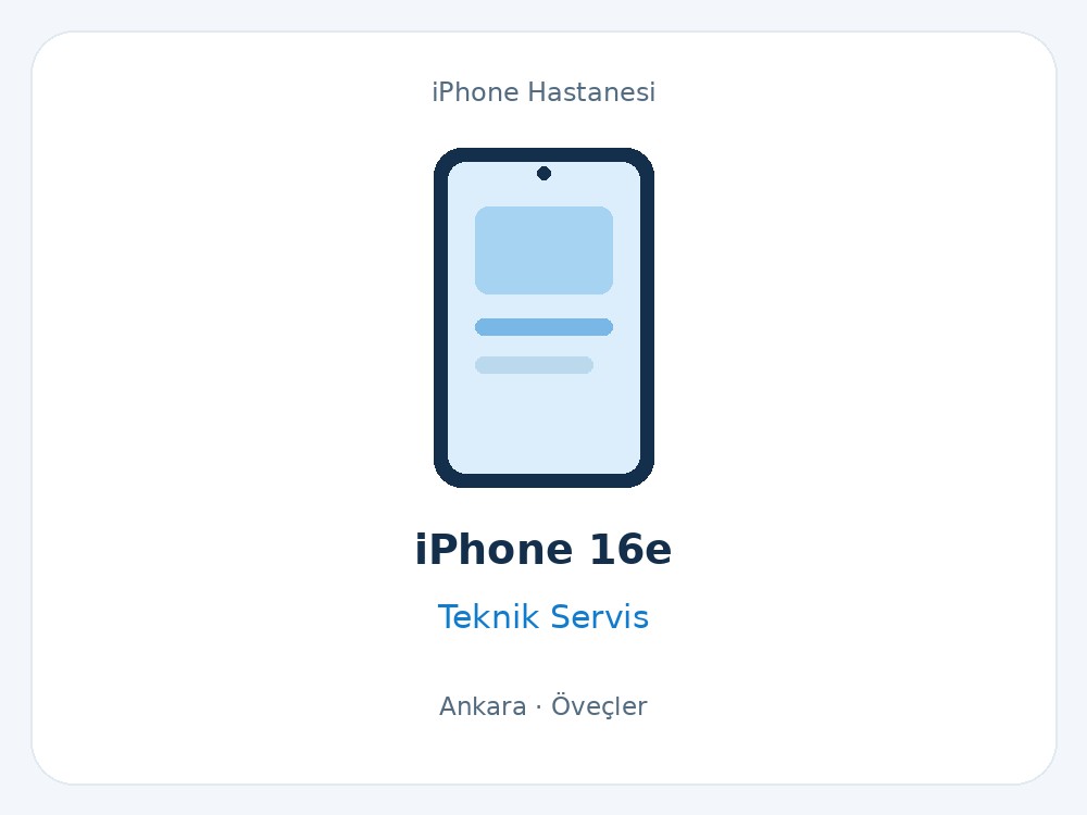 iPhone 16e