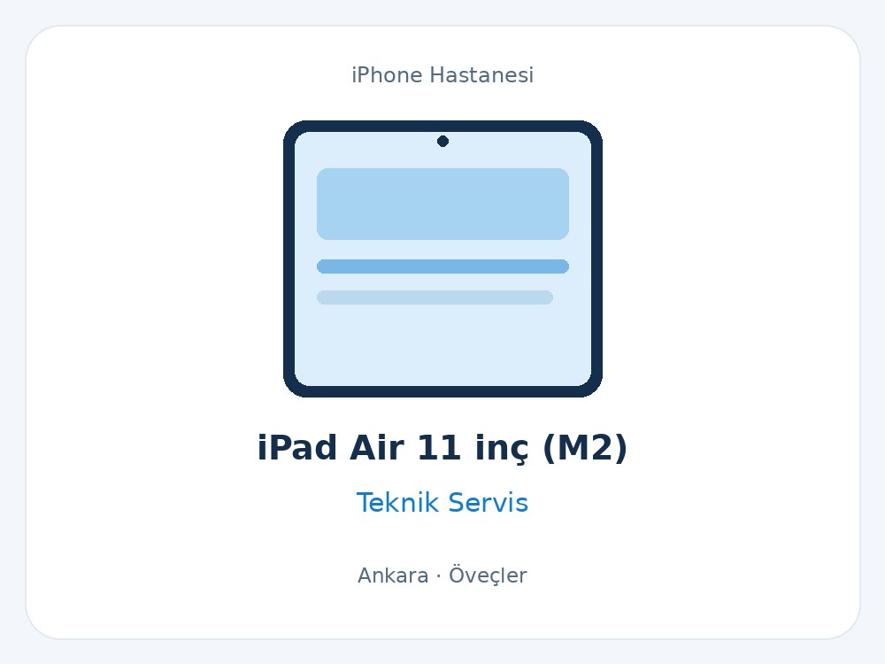 iPad Air 11 inç (M2)