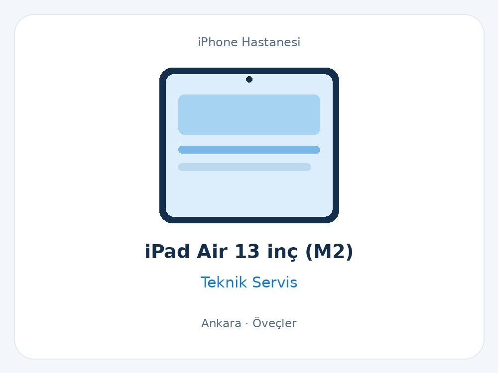 iPad Air 13 inç (M2)