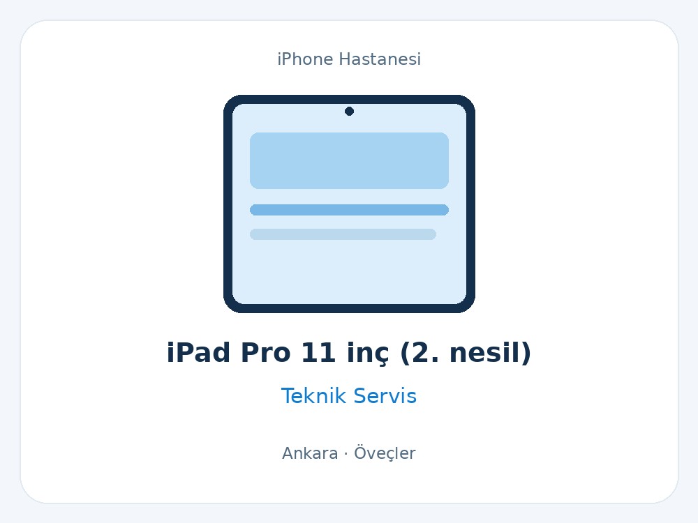 iPad Pro 11 inç (2. nesil)
