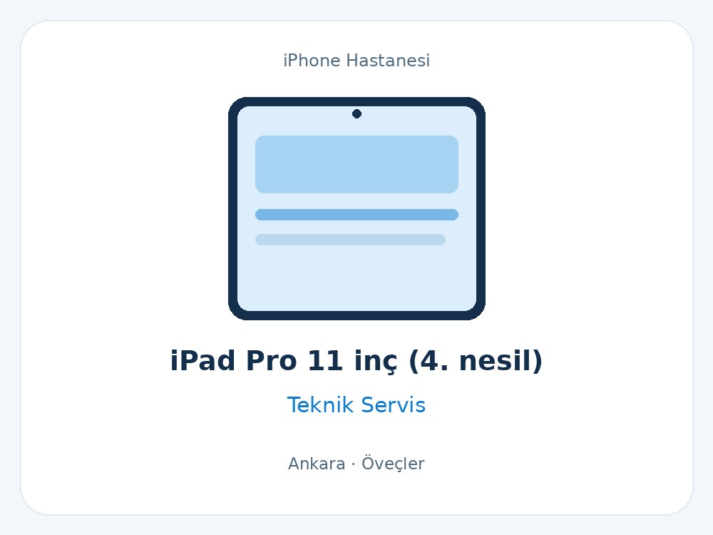 iPad Pro 11 inç (4. nesil)