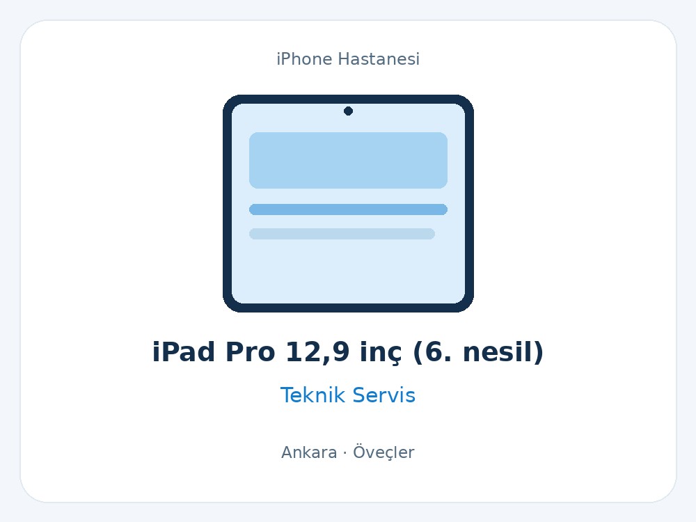 iPad Pro 12,9 inç (6. nesil)