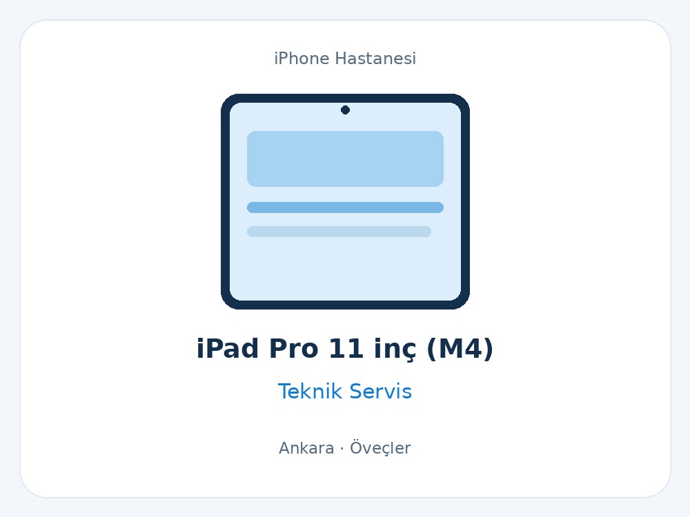 iPad Pro 11 inç (M4)