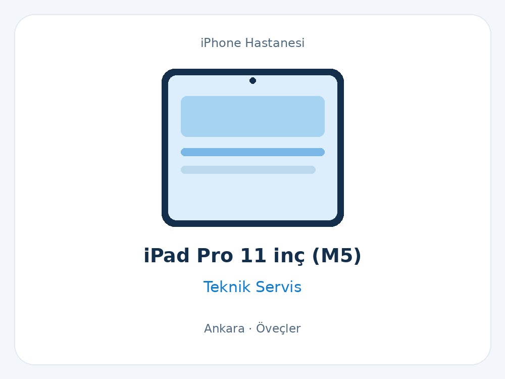iPad Pro 11 inç (M5)