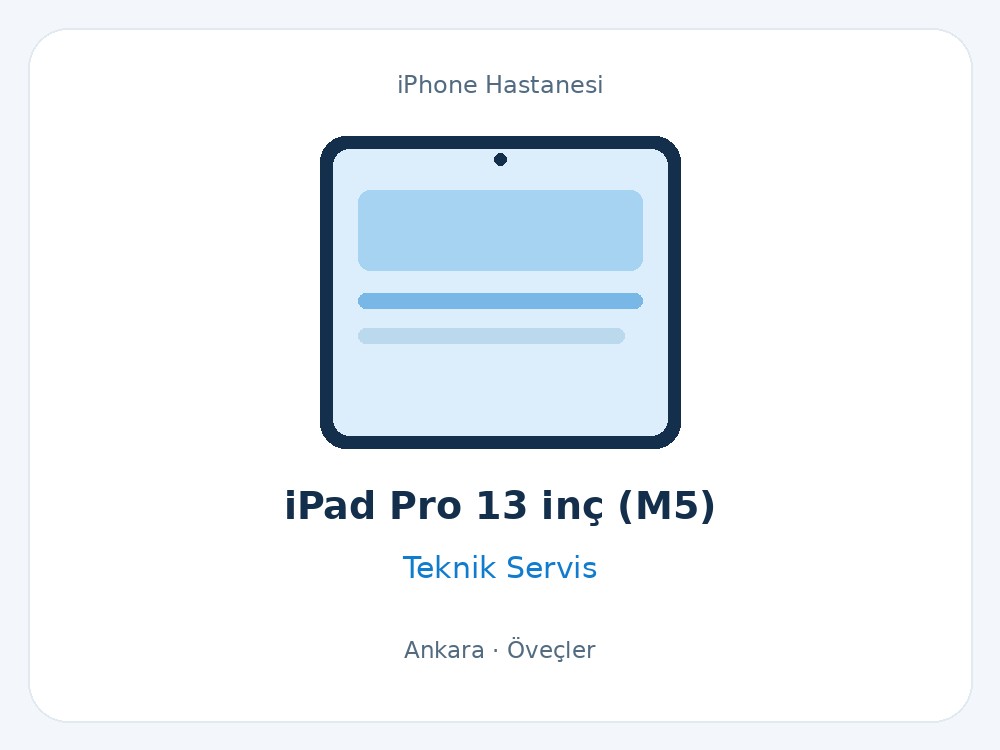 iPad Pro 13 inç (M5)